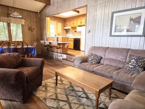 Kick back in the inviting living room