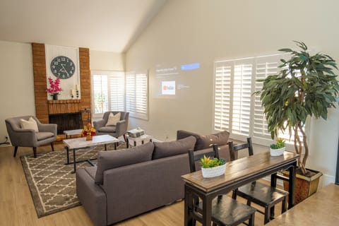 Entrance views into the living room