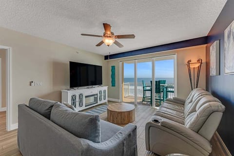 Living room with balcony access