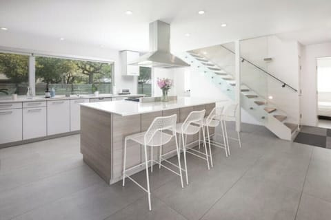 Open concept modern kitchen