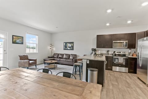 A Harmonious Blend of Living, Dining, and Kitchen
