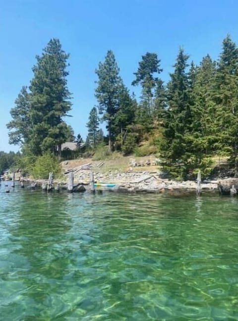 200' of lakefront on Flathead Lake.