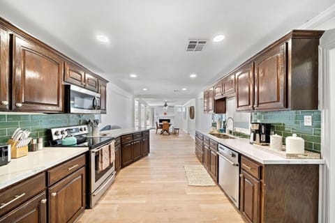 Find joy in the art of cooking in this chic and well-designed culinary space