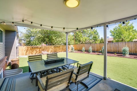 Covered Patio | Central Heating & A/C