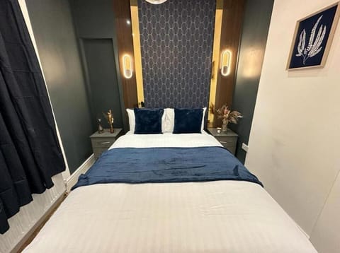 This photo represents the bedroom of the flat. 