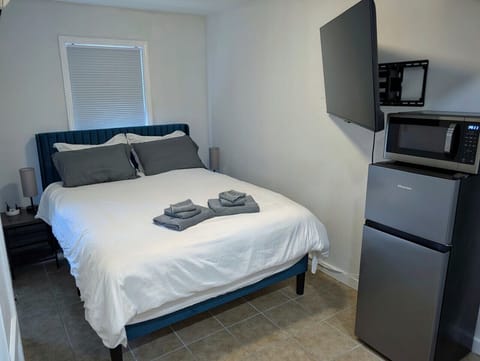 Thoughtfully appointed for your comfort, this room offers high-speed WiFi access and extra blankets for those chilly nights.