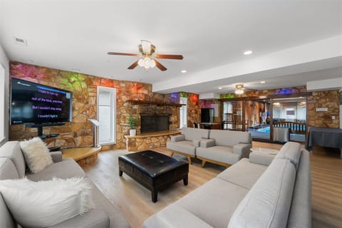 Poolside Entertainment Room