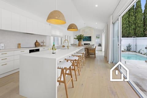 The ultimate kitchen which opens directly onto the alfresco/pool area 
