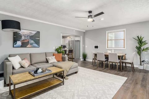 Relax in this second living room area perfect for family or group quality time.
