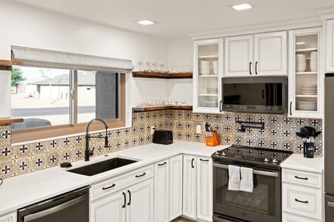 Welcome to our fully stocked kitchen