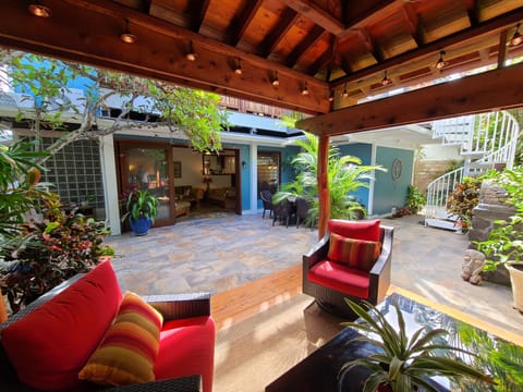 Private Gazebo and Lanai with Dining Area