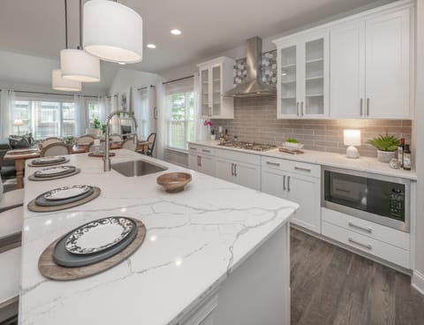 This beautifully designed chef's kitchen boasts all-new, top-of-the-line appliances to elevate your cooking experience.