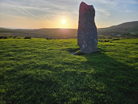 standing stone near house