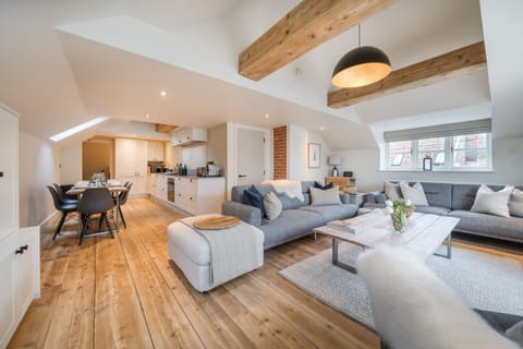 open plan living area