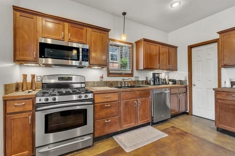 Our kitchen has everything you and your guests could need to cook!