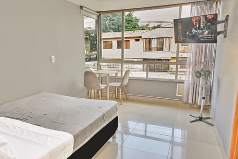 Bed,TV and multimedia,Street view