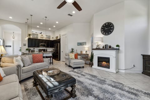 Open layout concept throughout the main floor