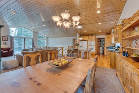 Enjoy a cozy dinner.