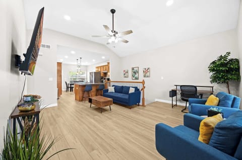 Living Room: Our interior focuses on a contemporary accent and the space is ideal for entertainment and relaxation.