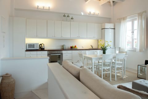 Living Room and Open Plan Kitchen