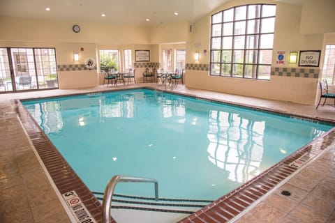 Go for a swim in the pool.