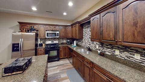 Indoors, Kitchen, Microwave, Oven, Sink