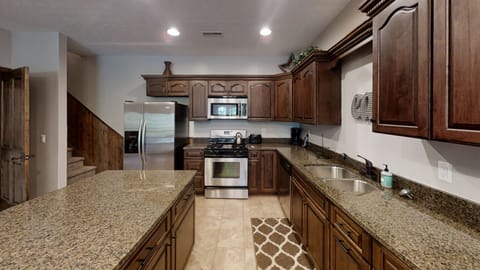 Indoors, Floor, Kitchen, Flooring, Microwave