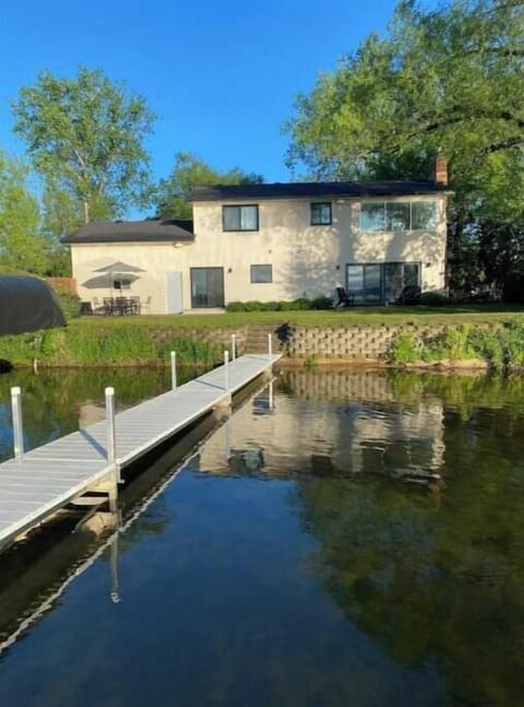 Lakefront access to Lake George with a private dock.