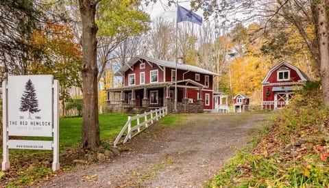 The Red Hemlock House and Barn