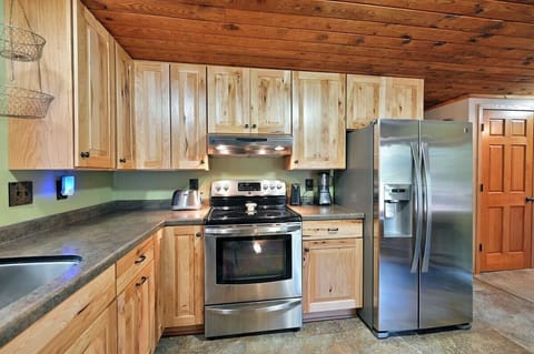 Full size appliances and an updated kitchen makes meals a breeze.