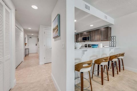 High end brand new eat in kitchen with granite counters