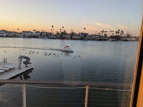 Scenic View of Boater passing by