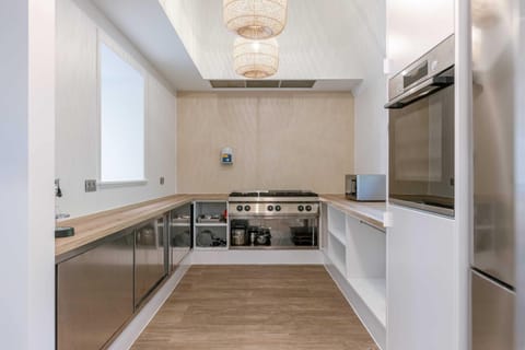 Modern gourmet kitchen