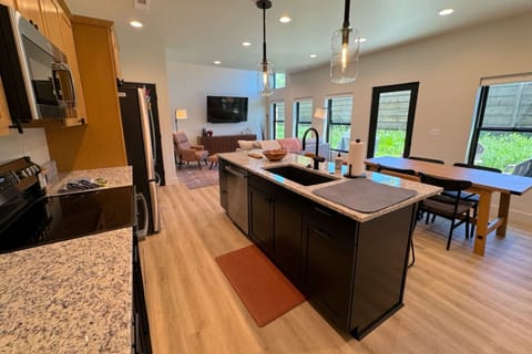 You'll find everything you need for any meal in this kitchen.