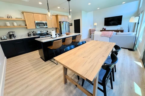 The home's open concept means you can cook, eat, or relax, and never feel left out.