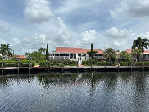 View of Villa from the water - End Unit