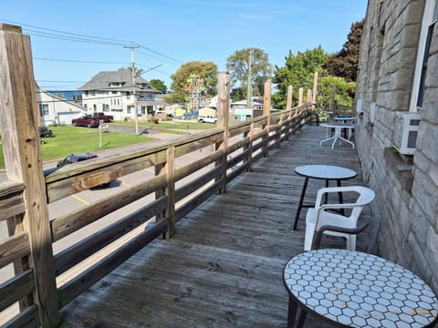 2nd Floor Deck Looking North toward 
the Lake