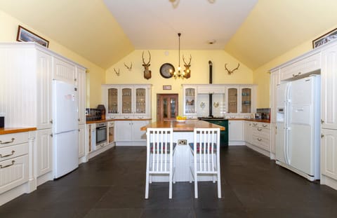 Kitchen from external French doors