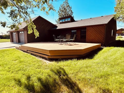 Enjoy the back patio