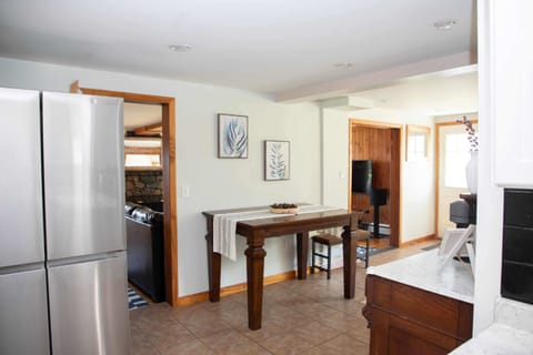 I would marry this fridge, just to have that beverage station.