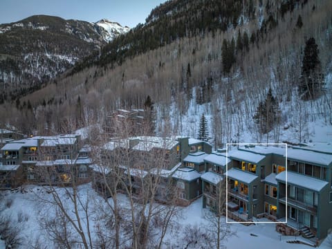 Exterior - A townhome with a prime hillside location that offers panoramic views of the town, red rock formations, the river, and the Ajax peaks up the valley