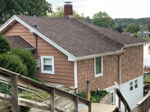 Upper and lower level of Cottage living area.