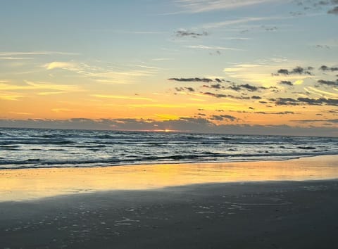 Watch the morning sunrise latte in-hand just steps from your vacation home.