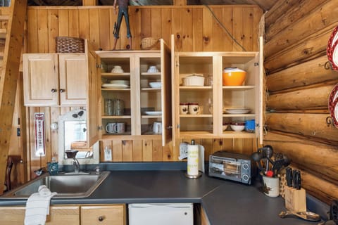 Fully stocked kitchen