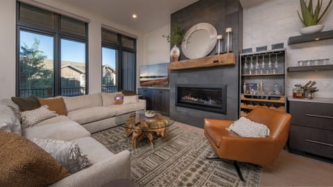 Great Room, Main Level - Seating area with fireplace