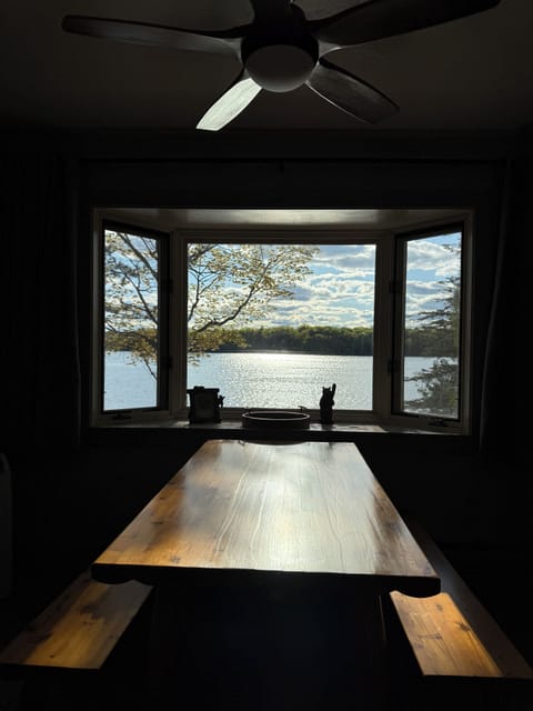 Lake view from cottage