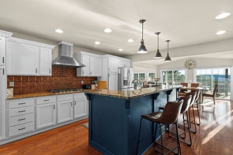 Fully stocked kitchen