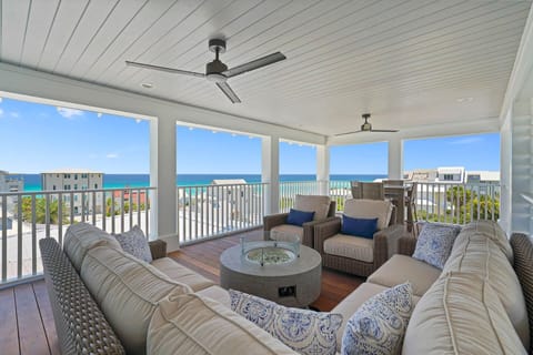 310 Pompano St - Inlet Beach - Balcony & Outdoor Seating