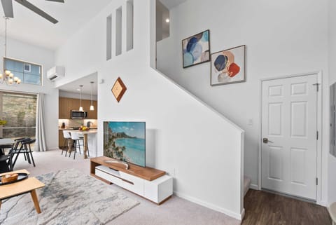 Warm and inviting living area with unique décor