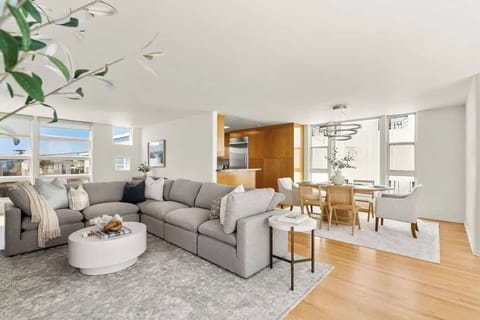 Relax in style with sweeping beach views and plush comfort